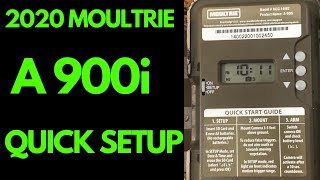 2020 MOULTRIE A 900i BUNDLE QUICK SETUP [upl. by Lillian]