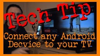 Tech Tip How To Connect Your Android to Your TV without Streaming WiFi [upl. by Reivaz499]