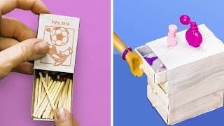 20 DIY MÓVEIS DE CASINHAS DE BONECAS E ARTESANATOS COM BARBIES [upl. by Neved260]