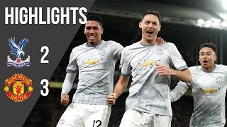 Crystal Palace 23 Manchester United  Premier League Highlights 1718  Manchester United [upl. by Sellma]