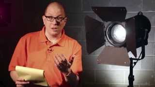 The DY200 HighIntensity Dimmable Focusable LED Fresnel Light from Fotodiox Pro [upl. by Amlez]