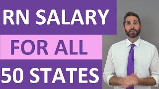 RN Salary amp Wages for All 50 States  Registered Nurse Income [upl. by Naol]