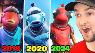 Evolution of Fishstick in All Fortnite Trailers amp Cutscenes [upl. by Lamrouex]