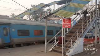 Howrah Barbil Jan Shatabdi Express skips at 130kmph indianrailways shatabdiexpressfullspeed lhb [upl. by Monreal]