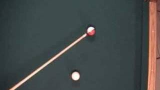 Using the cue stick to aim pool shots  ghost ball aiming system NV 32 [upl. by Ingaborg]