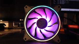 Coolermaster MF120 Halo  Fan Noise [upl. by Sigfried979]