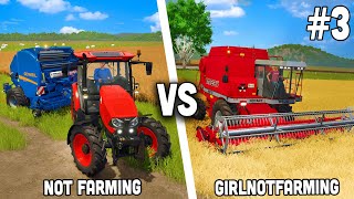 1vs1 on FLAT MAP with GIRLNOTFARMING 🚜 3 [upl. by Ahsinauj]