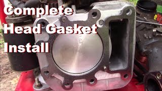 How to Install a Head Gasket on a Briggs Intek Engine [upl. by Sonaj68]