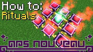 How to Ars Nouveau  All Rituals Minecraft 1192 [upl. by Boffa292]