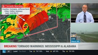 Easter 2020 Tornado Outbreak Coverage The Weather Channel [upl. by Acissehc]