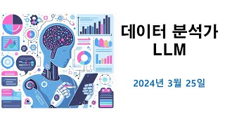 데이터 분석가 LLM 2024년 3월 [upl. by Leanne]