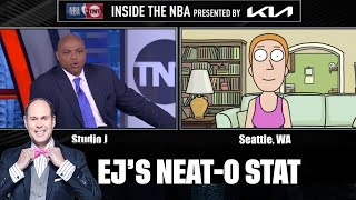 Rick and Mortys Summer Smith Chats With The Inside Crew  EJs Neato Stat  NBA on TNT [upl. by Garda]