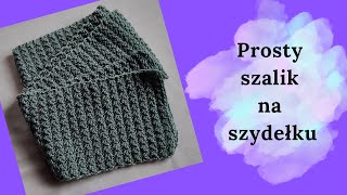 Prosty szalik na szydełku [upl. by Nader910]