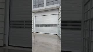 Automatic insulated aluminum high speed roller shutter doors for factory [upl. by Juliet]