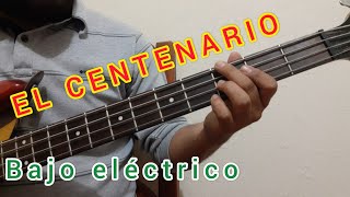 Cómo tocar El CENTENARIO en Bajo Eléctrico con adornos  Tutorial Tucanes de Tijuana [upl. by Ailisec]