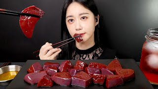 싱싱한 소 생간 먹방🥰 Raw Liver Real Sound MUKBANG  ASMR  EATING SOUND [upl. by Phelgen467]