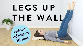 Yoga for Edema  How to Do Legs Up the Wall [upl. by Abdulla]