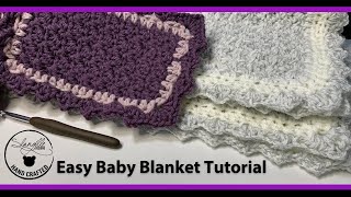 Easy Baby Blanket Tutorial [upl. by Bedelia523]