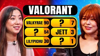 Most Overrated VALORANT Family Feud  Fuslie vs Kkatamina [upl. by Mikael]