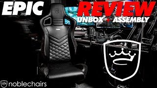 Noble Epic Series Gaming Chair Review  Assembly [upl. by Naedan]