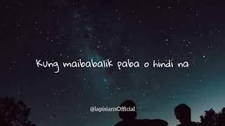 Dating Tayo  Bandang Lapis Lyrics Video [upl. by Annay]