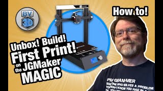 Unbox Build and First Print on the JGMaker Magic 3D Printer [upl. by Ydrah]