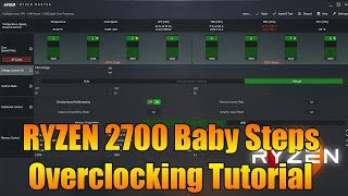 Ryzen 7 2700 4025Ghz Overclocking Tutorial with Ryzen Master Software [upl. by Aleron]