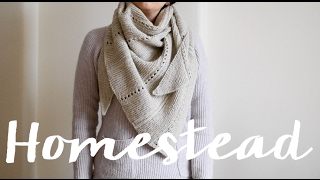 New pattern release Homestead shawl [upl. by Airolg]