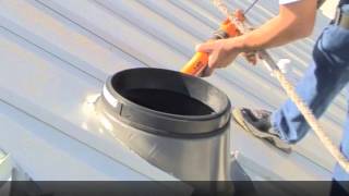 Sun Tunnel Installation on a Metal Roof [upl. by Nairolf678]