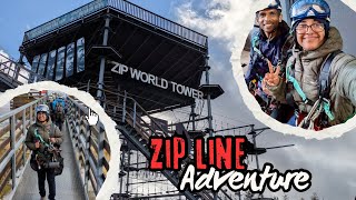 I Tried The Worlds Fastest Seated Zipline [upl. by Mohammed]