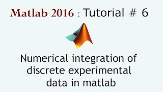 Numerical integration of discrete experimental data in matlab [upl. by Enilekcaj49]