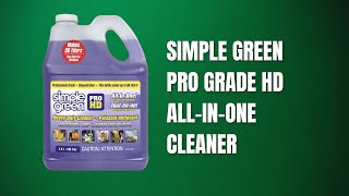 Simple Green Pro HD HeavyDuty Cleaner [upl. by Hayes654]