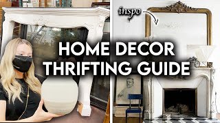 THRIFT SHOP WITH ME 2021  HOME DECOR  FURNITURE ON A BUDGET [upl. by Htiduj]