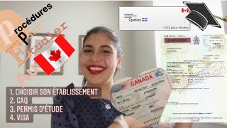 Immigration Canada  Procédure détaillée pour venir étudier au Canada 🇨🇦 [upl. by Hsirt]