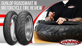 Dunlop Roadsmart III Motorcycle Tire Review [upl. by Prent]