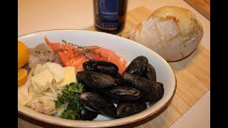 Mussels and Salmon French Style [upl. by Beane]