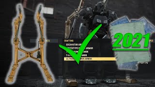 How To Unlock Power Armor Station Plans 2021 [upl. by Amluz]