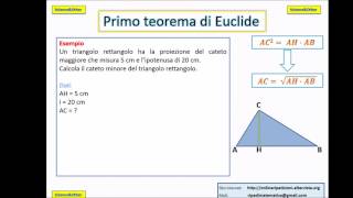 Primo teorema di Euclide spiegazione facile ed efficace [upl. by Nala]