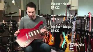 Paul Gilbert Demos His New DiMarzio Injector Pickups [upl. by Llertak]