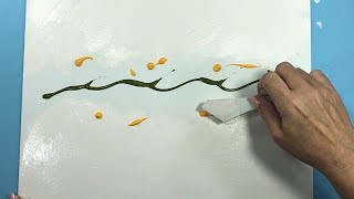 Diviértete con esta idea pintando flores fáciles con pintura acrílica [upl. by Saba257]