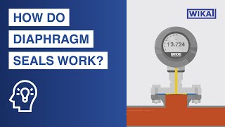 How do diaphragm seals work  Areas of application and advantages in pressure measurement [upl. by Aruasor575]