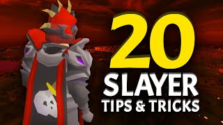 20 Slayer Tips amp Tricks for OSRS [upl. by Ynaffi]