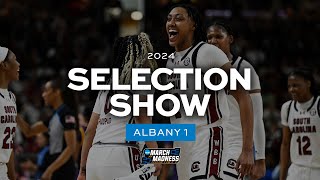 Womens 2024 NCAA tournament bracket  Albany 1 [upl. by Trumaine]