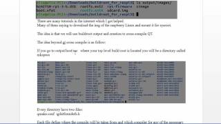 QT5 Cross compile GUI with buildroot for raspberry pi3 [upl. by Suoicerp]