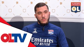 Lentretien avec Rayan Cherki  Olympique Lyonnais [upl. by Arytahs]