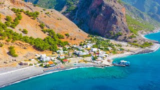 Agia Roumeli Chania Crete Greece 4K [upl. by Iddet]