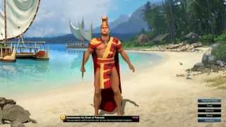 Civilization V Leader  Kamehameha of Polynesia [upl. by Adianes]