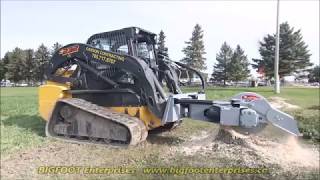 Skid Steer S24 Stump Grinder [upl. by Niltyak]