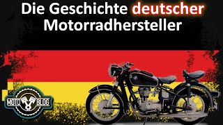 Die interessante Geschichte deutscher Motorradhersteller [upl. by Natsyrt345]