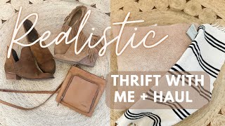 NEW 2023 REALISTIC THRIFT WITH ME  Thrifting Home Decor  Thrift Haul [upl. by Viviene]